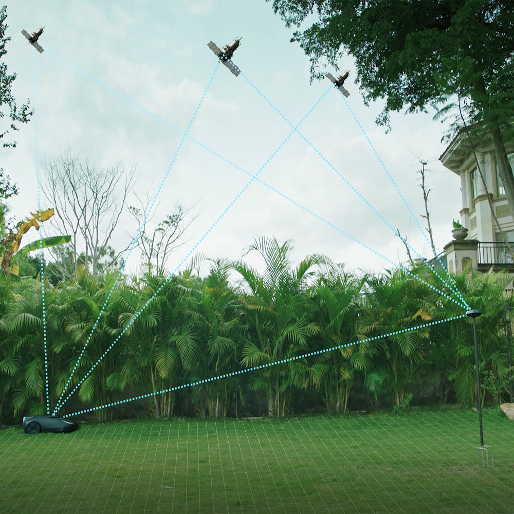 kabelloser Mähroboter Joybee K2 mit GPS Satellit