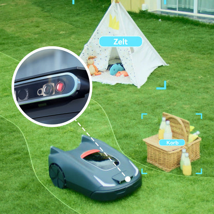 Joybee K2 erkennt Hindernisse in Echtzeit – sicher und clever durch jeden Garten